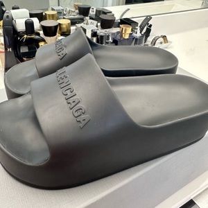 Authentic Balenciaga Platform Slides